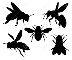 Honey Bee Silhouette Character Vector Logo Design Template Inspiration Royalty Free Cliparts Vectors And Stock Illustration Image 109242970 Bee stencil stencils dibujos baby shower bee icon bee images. honey bee silhouette character vector logo design template inspiration