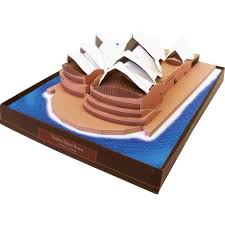 Sydney Opera House Australia Architecture Paper Craft Asia Oceania Australia World Heritage Building Sydney Paper Models Diy Educational Toys Toy Collection