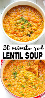 Red Lentil Soup Recipe Lentil Recipes Easy Red Lentil Soup Recipe Lentil Soup Recipes