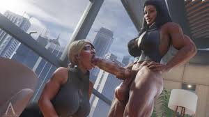 Wonder Woman And Power Girl Office [4K][Amazonium]