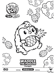 Download this adorable dog printable to delight your child. Pikmi Pops Surprise Season 4 Flips Coloring Sheet Waddle The Penguin Kids Time