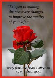 You Can Improve Your Life Single Red Rose Poetry Books Faith Quotes