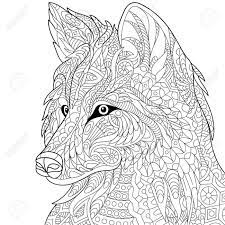 Moeilijke kleurplaat wolf kleurplaten en zo kleurplaat van. Kleurplaten Voor Volwassenen Wolf
