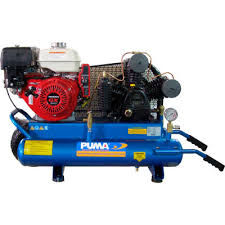 The pump also has splash lubrication which assists the motor to function quietly and smoothly throughout every single job. Puma Tue 8008hge Portable Gas Air Compressor W Honda Engine 8 Hp 8 Gallon Wheelbarrow 15 Cfm B2117477 Globalindustrial Ca