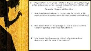 The Yellow Wallpaper Quote Analysis Assignment By A Novel Concept Our teacher edition on the yellow wallpaper can help.