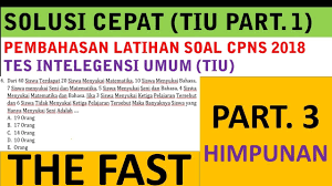Soal Tes Intelegensi Umum Cpns Dan Pembahasannya Pdf Ilmusosial Id