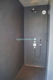 Dusche Ohne Fugen Aus Zement Gespachtelt In Farbton Lava By Fugenlos Modern De Aus Badezimmerideenfliese In 2020 Moderne Dusche Badezimmer Fliesen Beton Badezimmer