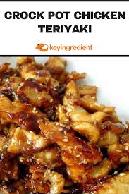 Slow Cooker Chicken Teriyaki Recipe Recipe Slow Cooker Teriyaki Chicken Crockpot Recipes Slow Cooker Crockpot Recipes Easy