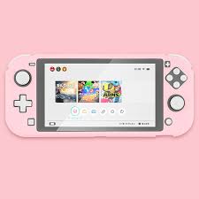 Pink spaceship nintendo switch/lite carrying case • switch/lite protect carrying case • 8~10 game cards holding bag gift • pu • waterproof materials: Iben Protective Case Shell For Switch Lite Cute Pc Colorful Cover Tailored For Nintend Switch Lite Game Console Cases C Protective Cases Case Electronics Games