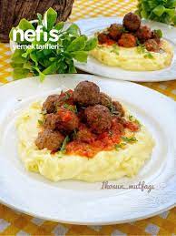 patates puresi yataginda soslu kofte nefis yemek tarifleri 7534170 yemek tarifleri yemek patates puresi