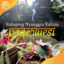 Pagerwesi is the day when the balinese strengthen their minds and souls against evil forces. 10 Ide Hari Raya Pagerwesi Adalah Handoko Blog S