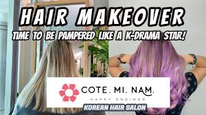 I use only certified organic, vegan and sulfate free hair products and haircolor. Hair Makeover At Cote Mi Nam Korean Hair Salon At Bugis Singapore Eng 43 Tine Obina Youtube