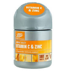 Boots Pharmaceuticals Boots Vitamin C And Zinc 180 Tablets 10149626 12 Advantage Card Points Boots Vitamin C An Vitamin C And Zinc Vitamin C Health Diet Foods