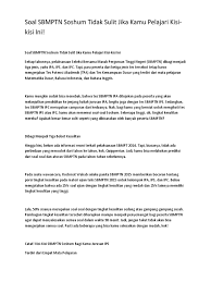 Kelihatannya memang cukup rumit ya, tapi jika kamu telah paham konsepnya, soal ini akan jadi sangat mudah untuk dikerjakan. Soal Tes Ips Masuk Perguruan Tinggi Seputaran Guru