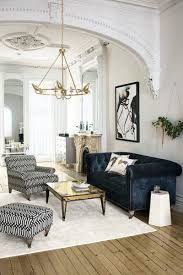 Blue Velvet Living Decor Living Room Designs House Interior