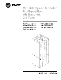 The basic unit consists of a fan, heating and/or Trane Tam7a0b30h21sb User S Manual Manualzz