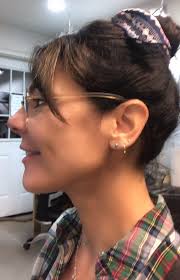 Tiny Sterling Silver Hoops