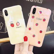 夏かわいいいちごiphone8plus x 8 7p 6sソフトスマホカーバスマホケース かわいい電話ケース スマホケース いちご