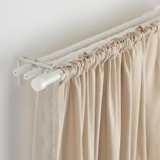 Saved by the style dancer. Hugad White Curtain Rod 210 385 Cm Ikea
