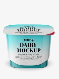 Dairy Container Mockup Smarty Mockups Food Mockup Food Tags Dairy