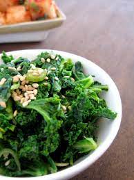Kale Namul Korean Style Side Dish Made From Kale Vegan Vegetarian Korean Food Side Dishes Korean Vegetarian Recipes Banchan Recipe