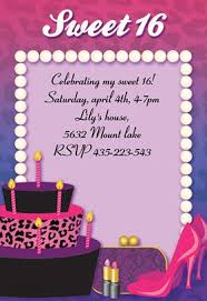 16th Birthday Cards For Guys Sweet 16 Birthday Invitation Template Free Greetings Island Free Printable Birthday Invitations Printable Birthday Invitations Birthday Invitations Girl