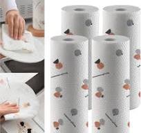 Amazon.com: 4 rollos de toallas de papel de cocina, paños ...