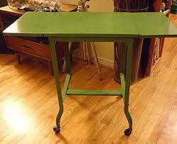 Vintage Green Typewriter Table Vintage Green Furniture Makeover Table