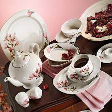 Estel 18 parça 6593 desen kahve fincan takımı. Kutahya Porselen 42 Parca Lapis 6457 Kare Kahvalti Takimi Alkapida Com