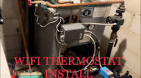 HOW TO HOOK UP WIFI THERMOSTAT TO OIL BOILER WITH AQUASTAT. - NO COMMON