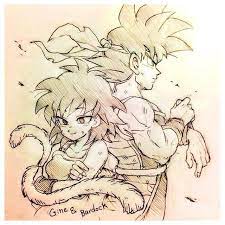 バーダックとギネ 2015 イラスト ドラゴンボール イラスト ギネ
