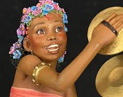 Thomas Blackshear's Ebony Visions "gypsy" Limited Edition Figurine