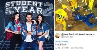 Bhararisain (uttarakhand) india, march 7 (ani): Student Of The Year 2 Review Funny Memes On How Twitterati Reacted After Watching The Film