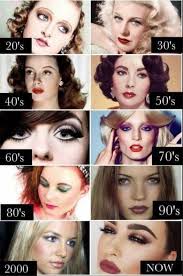 Makeup Evolution Retro Makeup Vintage Makeup Looks Vintage Makeup