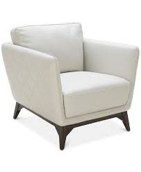 Kourtney Quilted Side Leather Chair Furniture Macy S Furniture Furniture Chair Chair