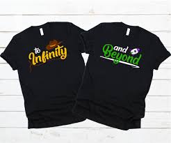 Twin Birthday Shirts For Adults To Infinity And Beyond Toy Story Disney T Shirt Matching Etsy Toy Story Party Decorations Disney Tshirts Toy Story Shirt