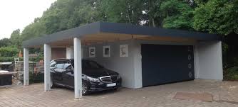 Doppelcarport Typ Massiv Mit Abstellraum Im Massiv Look Fertiggaragen Doppelcarport Carport