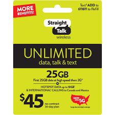 Elevate your summer with unlimited data for your smartphone. Straight Talk 45 Unlimited 30 Day Plan E Pin Top Up Email Delivery Walmart Com Walmart Com