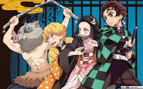 Credit for the author of image. Demon Slayer Kimetsu No Yaiba Inosuke Hashibira Zenitsu Agatsuma Nezuko Kamado Tanjirou Kamado Hd Wallpaper Download