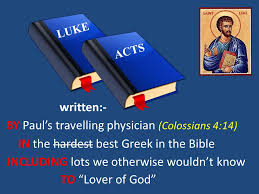The emphasis of the book is the fulfillment of the great acts 1:8: St Luke Luke S Gospel Acts Of The Apostles Dear Theophilus Dear Theophilus In My First Book I Wrote About All That Jesus Began To Do Teach And His Ppt Download