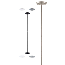 Prince Led Stehleuchte 4850lm Dimmbar Silber 47263