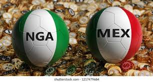 How does mexico compare to nigeria? Nigeria Vs Mexico Soccer Match Soccer Stock Illustration 1217479684