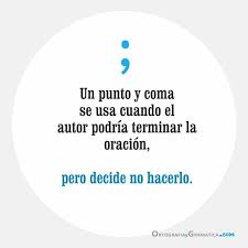 Punto Y Coma Palabras De Vocabulario Palabras De Ortografia Ortografia