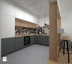 Aranzacje Wnetrz Kuchnia Mieszkanie 40 M2 Kuchnia Styl Skandynawski Big Idea Studio Projekto Kitchen Room Design Modern Kitchen Design Modern Kitchen