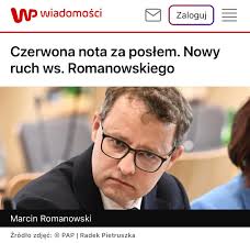 ❗️”Prokuratura zawnioskowała o ściganie Marcina Romanowskiego czerwoną notą  Interpolu