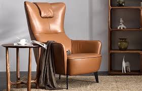 China Hotel Bedroom Furniture Lounge Armchair Leather Lounge Chair Leather Lounge