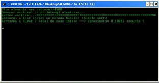 Să cunoască semnificaţia noţiunii de sortare; Atestat Informatica C C Algoritmi De Sortare