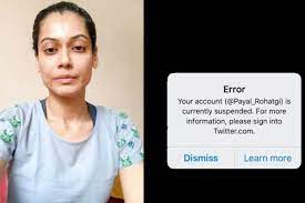 Some lesser known facts about payal rohatgi does payal rohatgi smoke?: Payal Rohatgi Endangers Her Social Media Handle Twitter Account Gets Suspended For The Second Time Bollywood Dhamaka