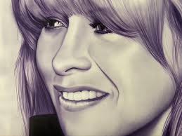 CUADRO ORIGINAL DE PAUL KARSLAKE "JO WOOD" 36" X 28"