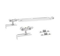 Adjustable Wooden Sliding Door Pulley Double Wheels Safety Wooden Door  Roller